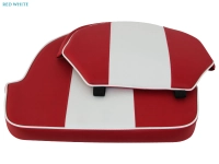 Hi-Tech Upholstery for 3000 Boat Seat Red/White Thumbnail Hi-Tech Upholstery for 3000 Boat Seat Red/White