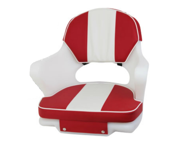 Hi-Tech Upholstery for 3000 Boat Seat Red/White