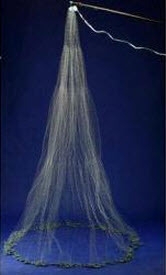 Nylon Mono 6ft Cast Net with Drawstrings 0.3 x 25mm
