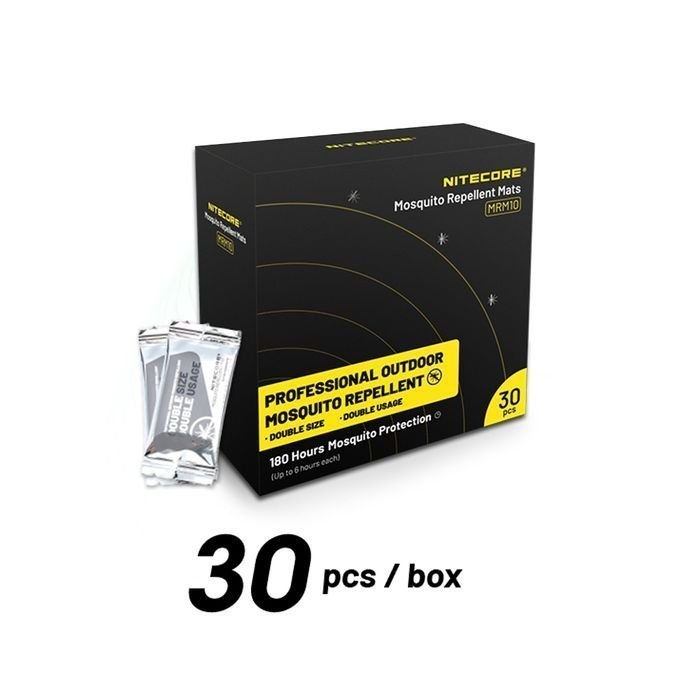 NITECORE Professional Outdoor Mosquito Repellent Mats Qty 30