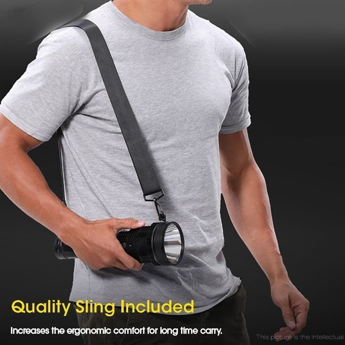 NITECORE TM39 Long Throw Rechargeable Flashlight and Adaptor 5200 Lumen