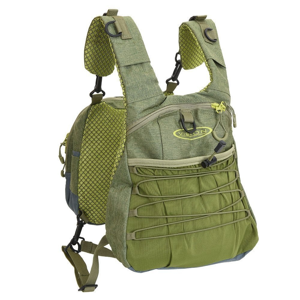 Vision Mycket Bra Fly Fishing Chest Pack Olive