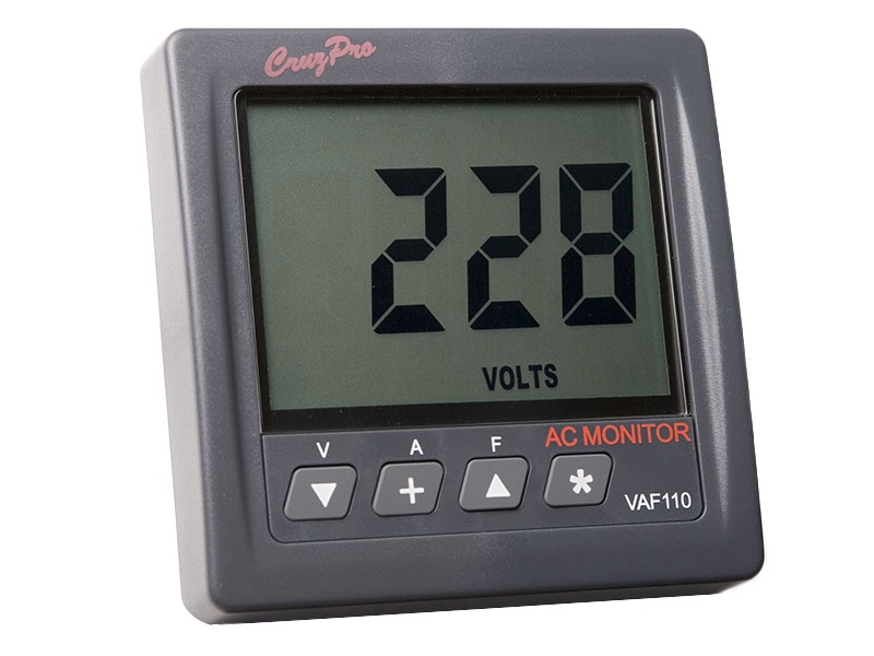CruzPro VAF-110 Large Display AC Power Management Instrument