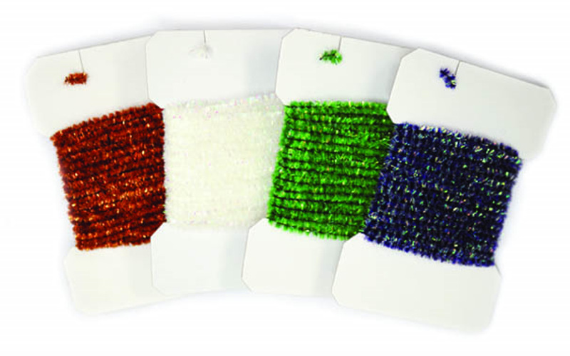 Wapsi Variegated Tinsel Chenille Black/Pearl