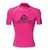 Adrenalin Hi-Vis Club Mens Short Sleeve Rash Vest Pink 2XS
