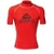 Adrenalin Hi-Vis Club Mens Short Sleeve Rash Vest Red S