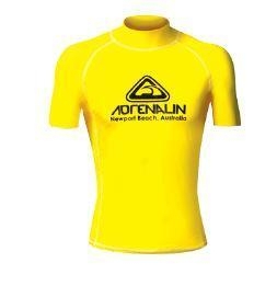 Adrenalin Hi-Vis Club Mens Short Sleeve Rash Vest UPF50+