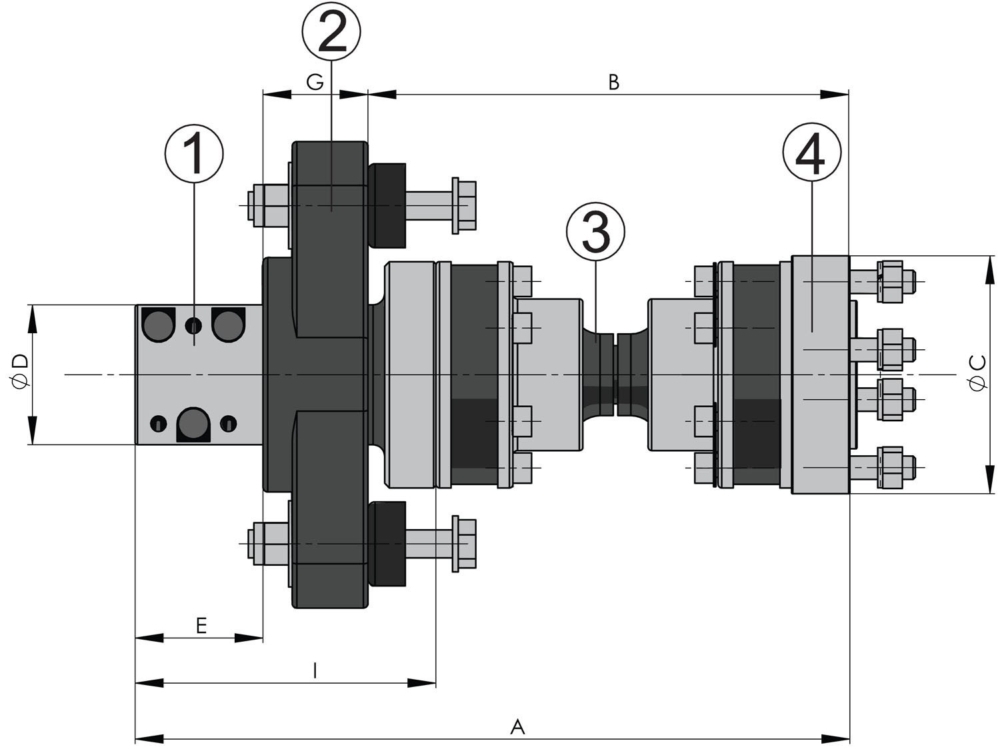 VETUS VDR 4 Constant-Velocity Joint 30