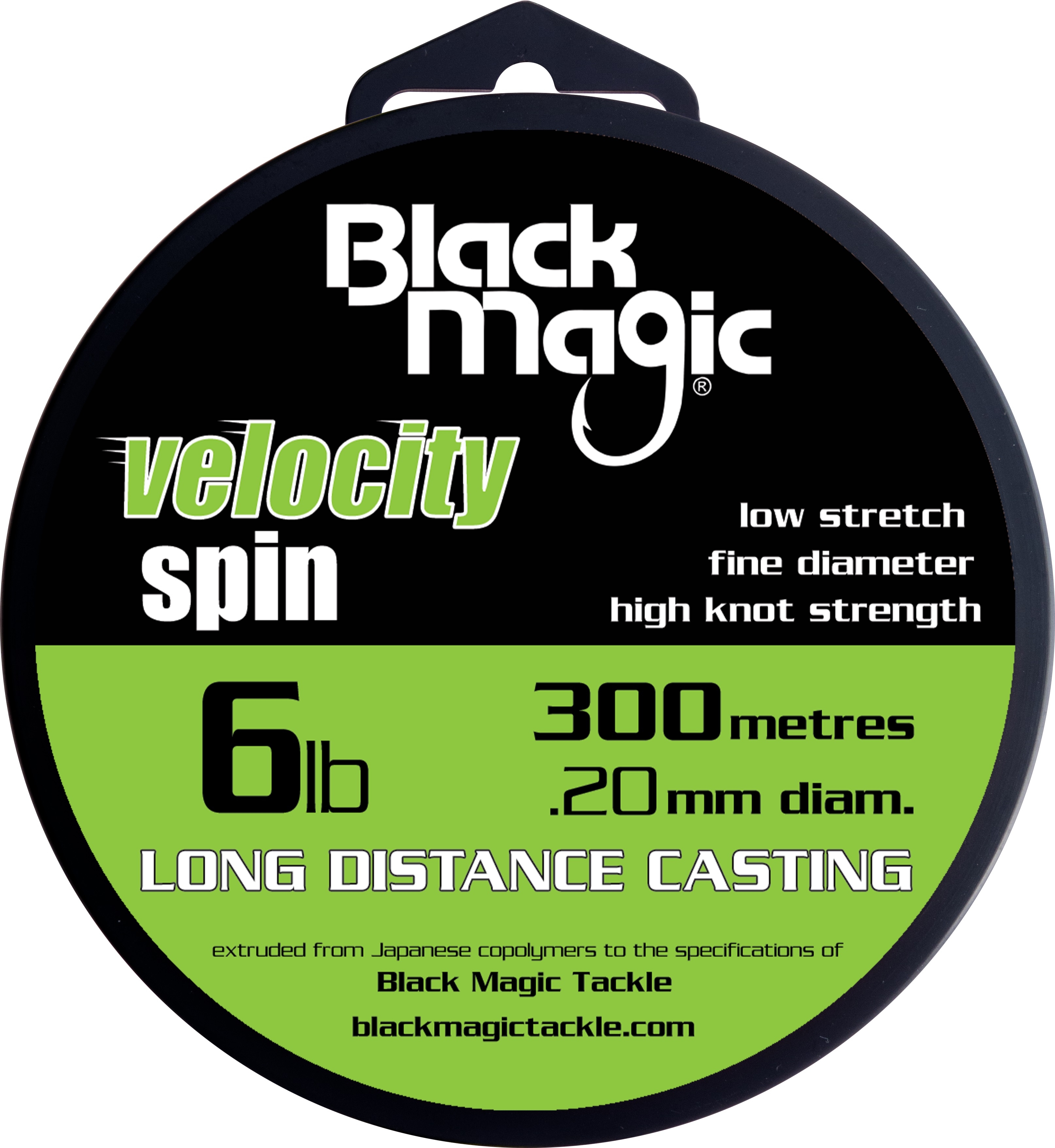 Black Magic Velocity Spin Monofilament 300m