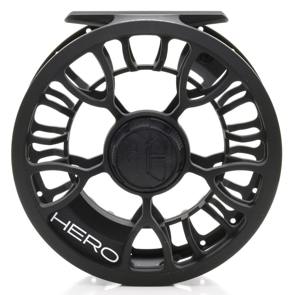 Vision Hero 35 Large Arbor Fly Reel Black Vision Hero 35 Large Arbor Fly Reel Black