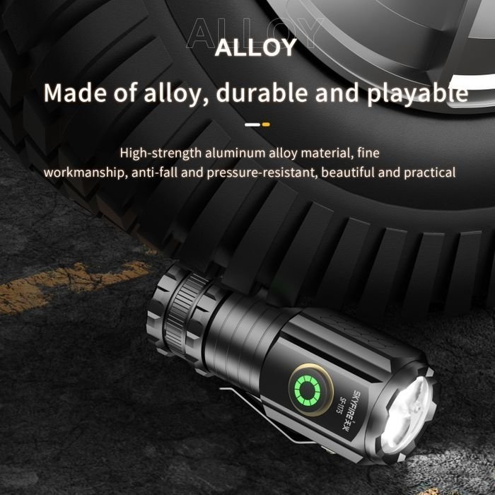 SKYFIRE 1175 Rechargeable LED Torch 1160 Lumens