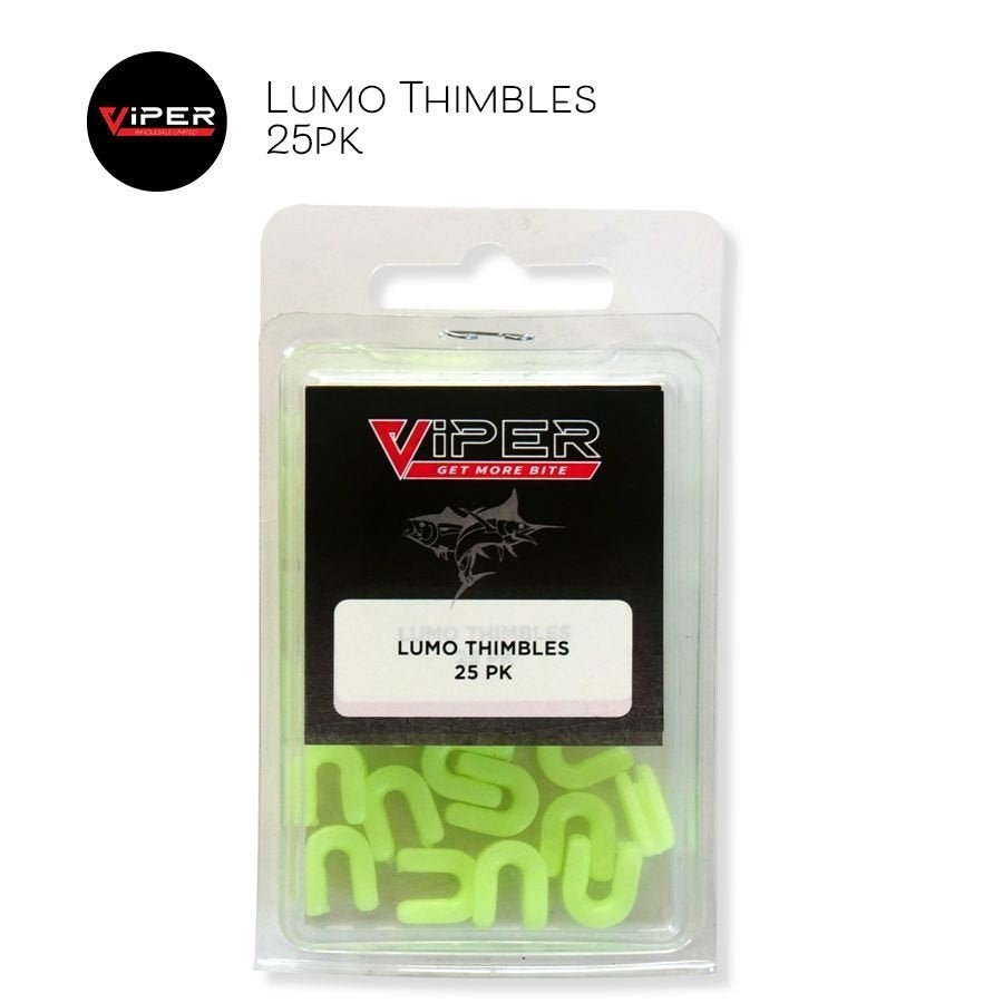 Viper Tackle Lumo Thimbles Qty 25