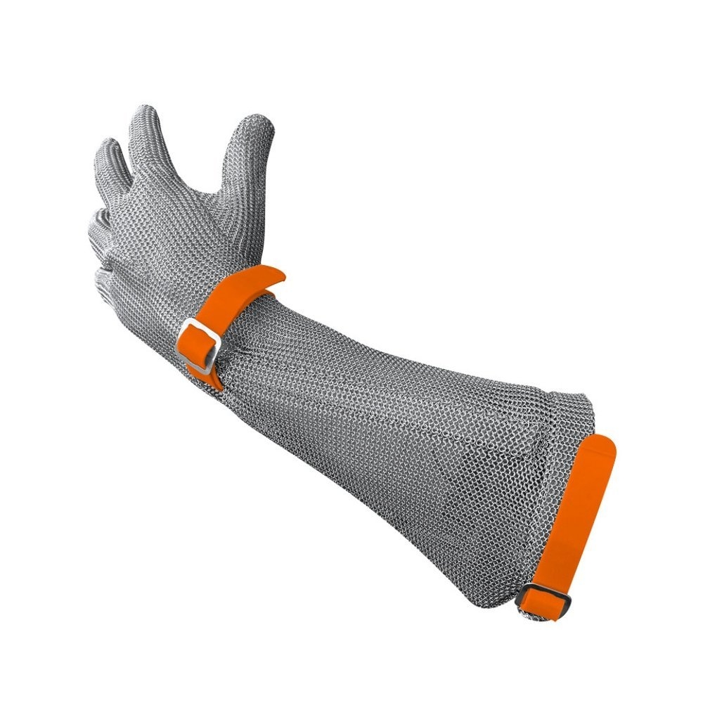 Victory Chainmail Stainless Steel Fish Filleting Glove Long Cuff