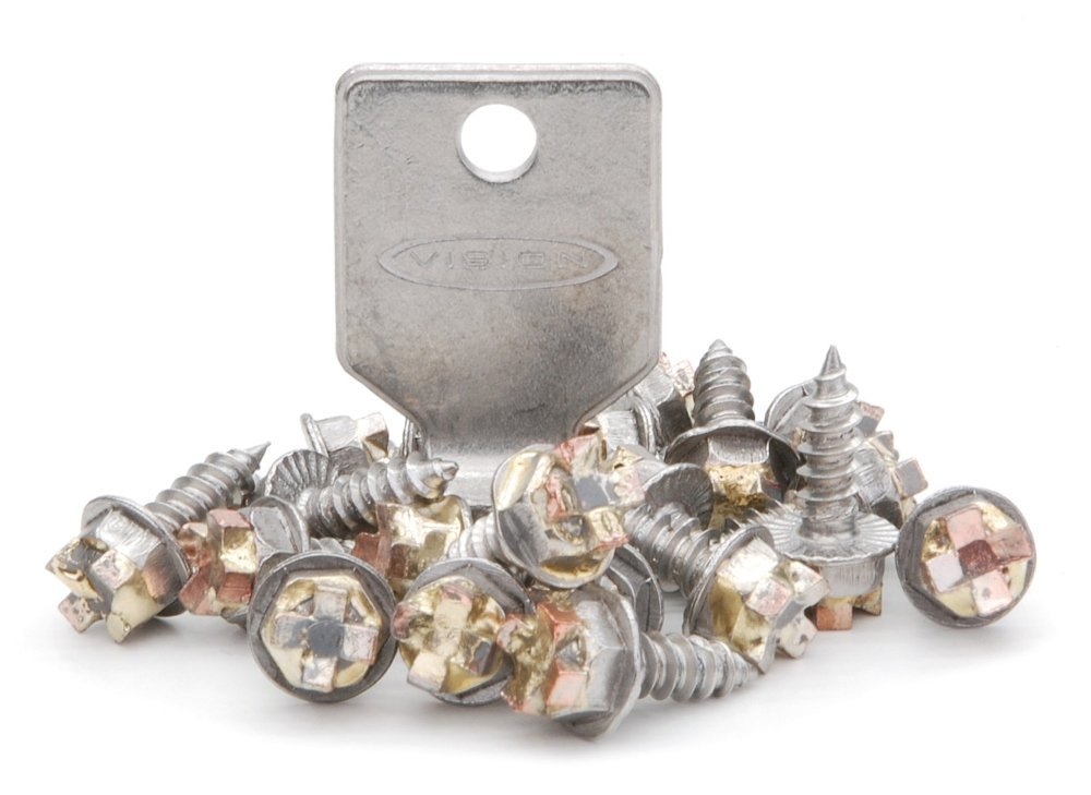 Vision Wader Tungsten Studs with Tool 20pcs