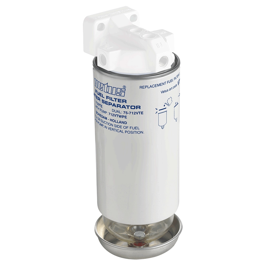 VETUS Fuel Filter Element CE/ABYC 10 Micron Max 102 gph 460 L/H Blue