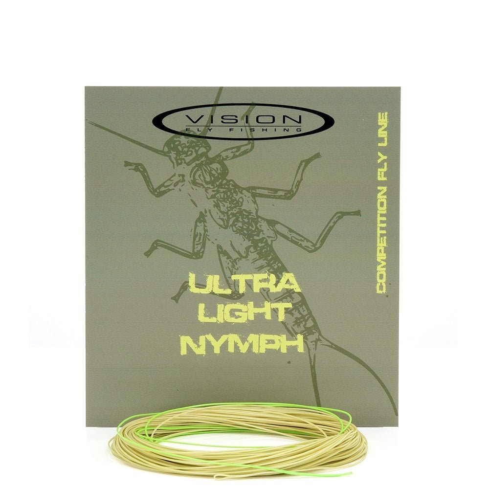 Vision Ultra Light Nymph Fly Line Green Light Olive
