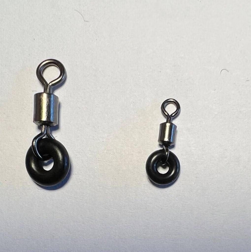 Rusler Bait Mate Barrel Swivel with Rubber O-Ring Qty 5