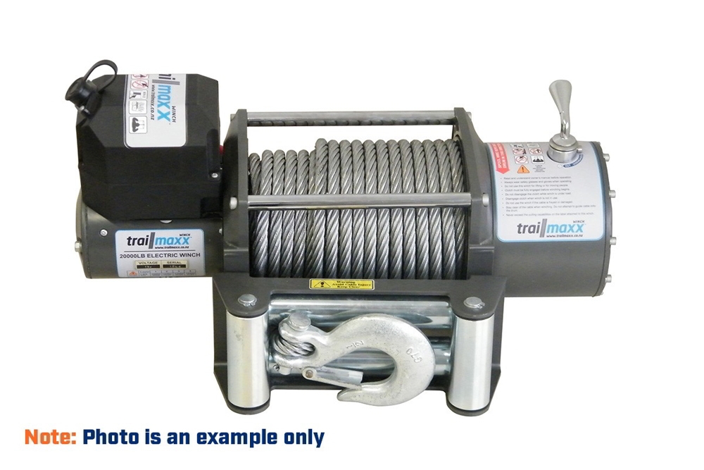 Trailparts 20000lb Winch 24V with Remote