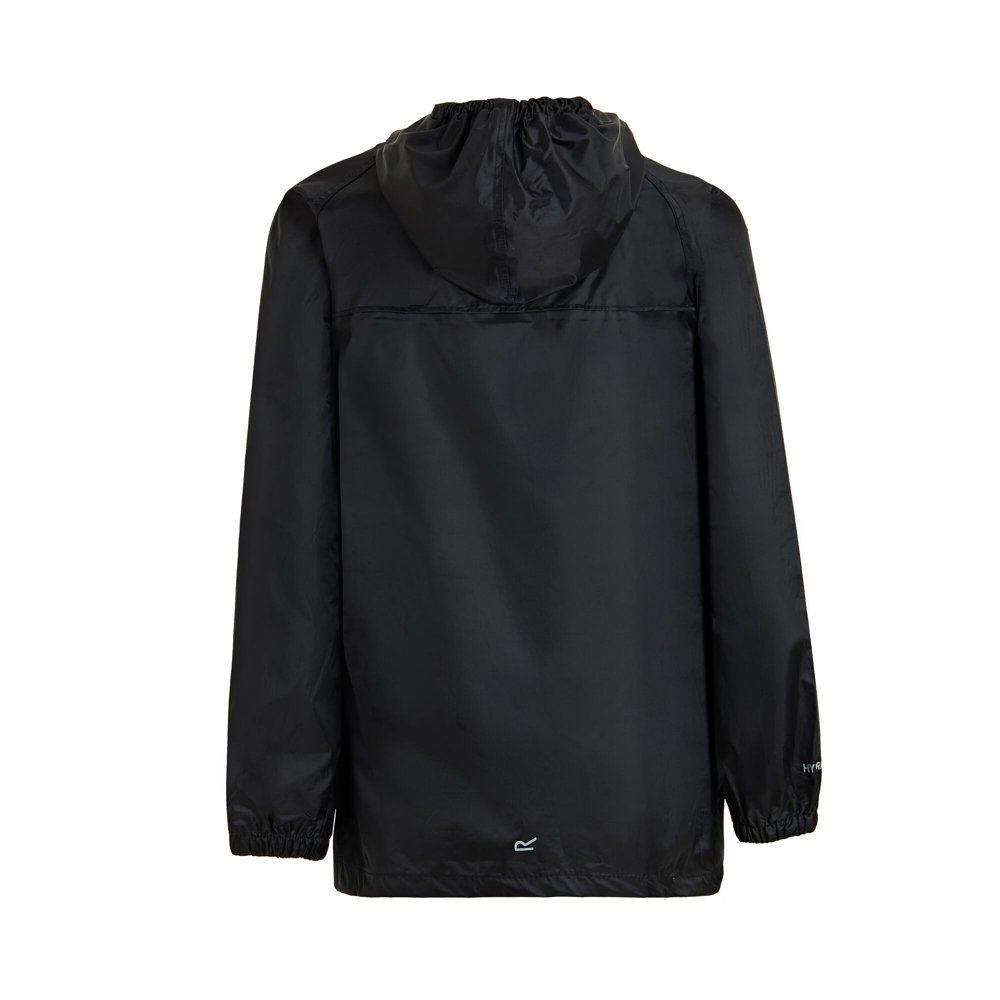 Regatta Stormbreak Waterproof Kids Jacket Black Age 11-12