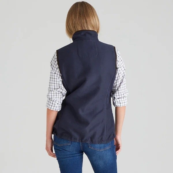 Ridgeline Monarch Womens Moleskin Gilet Vest Navy