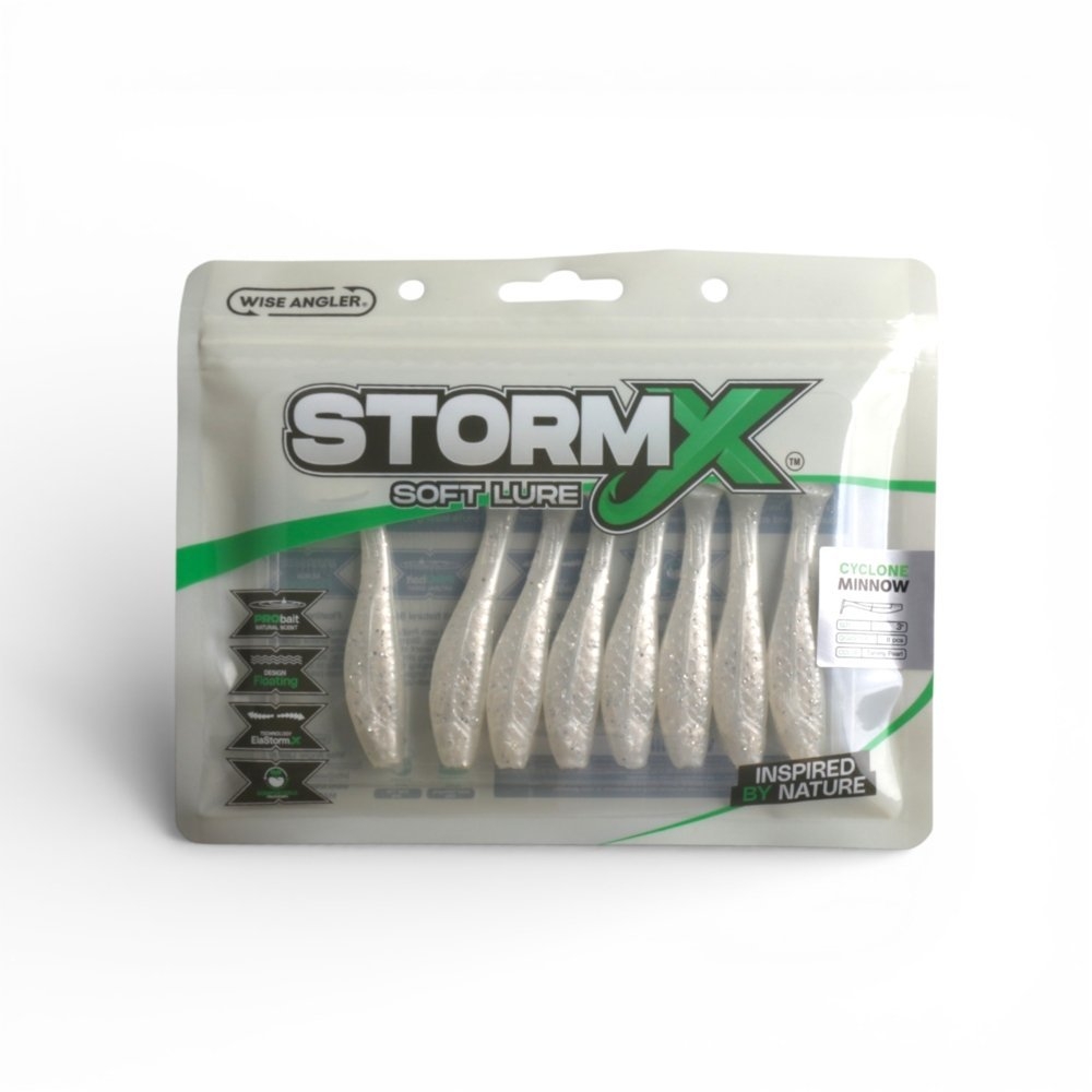 Wise Angler StormX Cyclone Minnow Soft Bait
