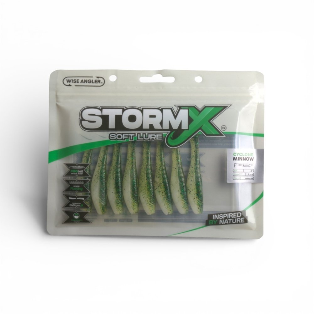 Wise Angler StormX Cyclone Minnow Soft Bait