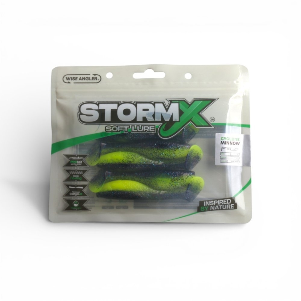 Wise Angler StormX Cyclone Minnow Soft Bait