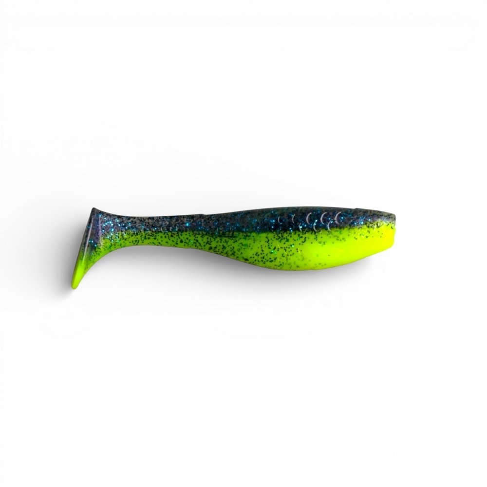 Wise Angler StormX Cyclone Minnow Soft Bait 4in Blue Mack