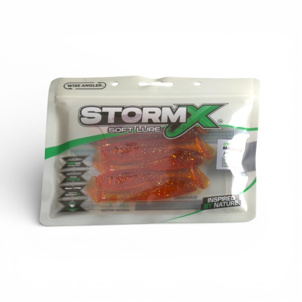 Wise Angler StormX Cyclone Minnow Soft Bait