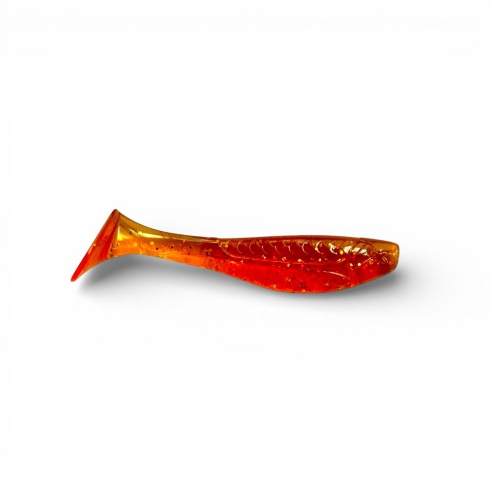 Wise Angler StormX Cyclone Minnow Soft Bait 4in Poddy Gold