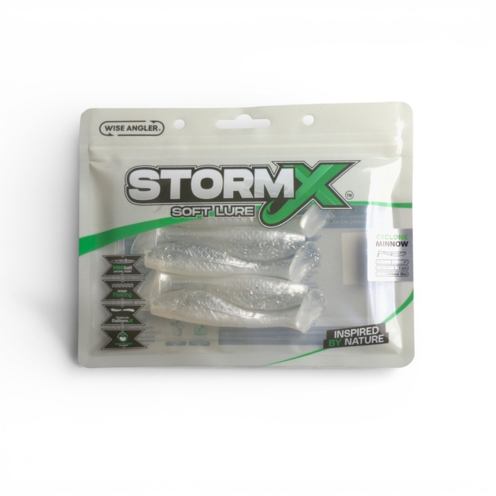 Wise Angler StormX Cyclone Minnow Soft Bait