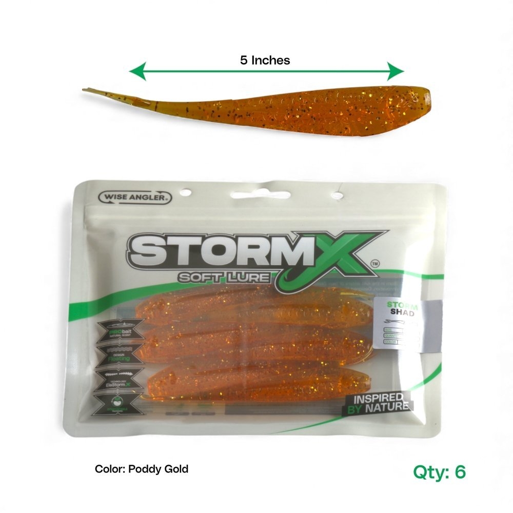 Wise Angler StormX Storm Shad Soft Bait
