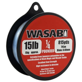 Wasabi Mono Line 1/4 Pounder Spool 30lb 432yd