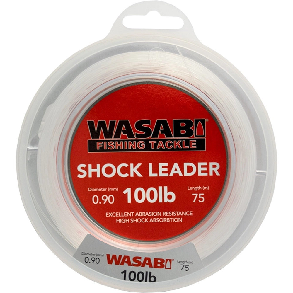 Wasabi Tackle Shock Trace Leader 75m 100lb Wasabi Tackle Shock Trace Leader 75m 100lb
