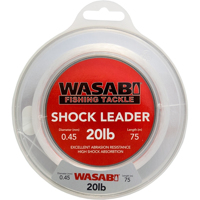 Wasabi Tackle Shock Trace Leader 75m 20lb