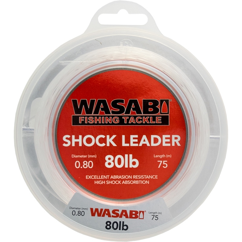 Wasabi Tackle Shock Trace Leader 75m 80lb