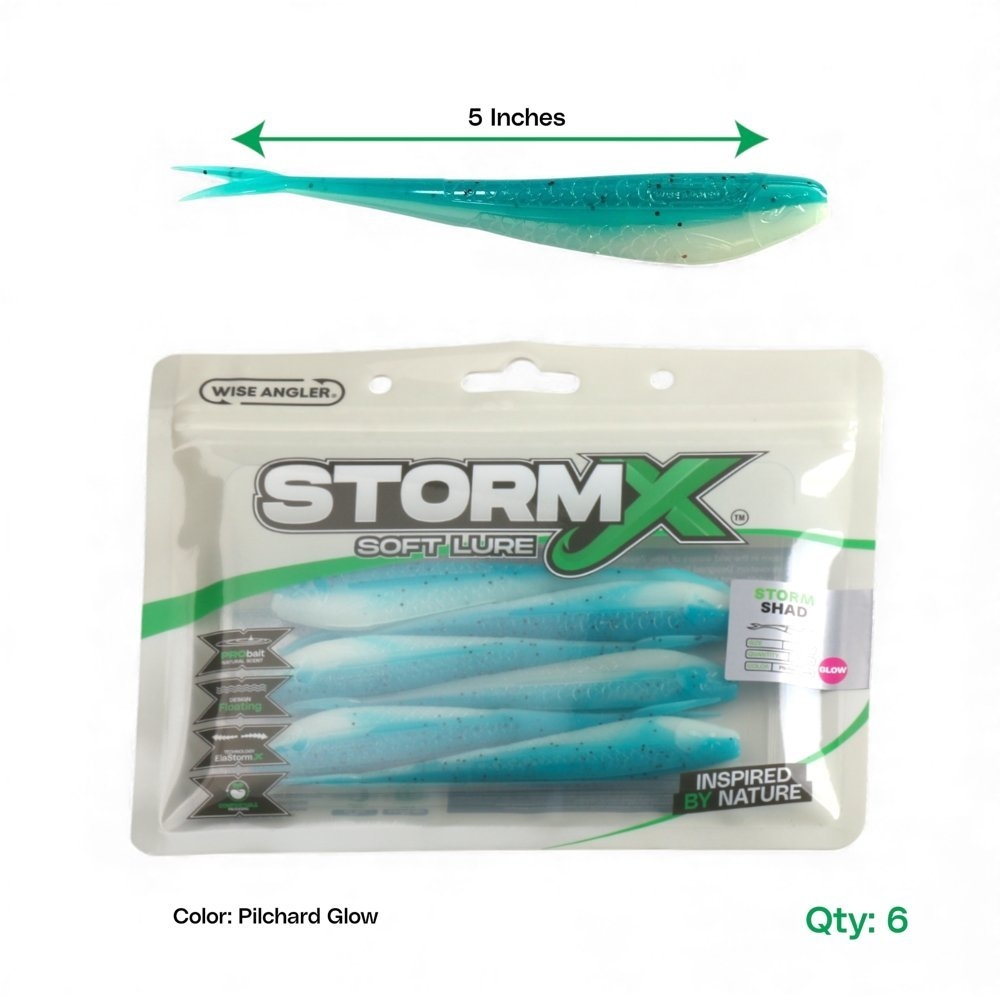 Wise Angler StormX Storm Shad Soft Bait