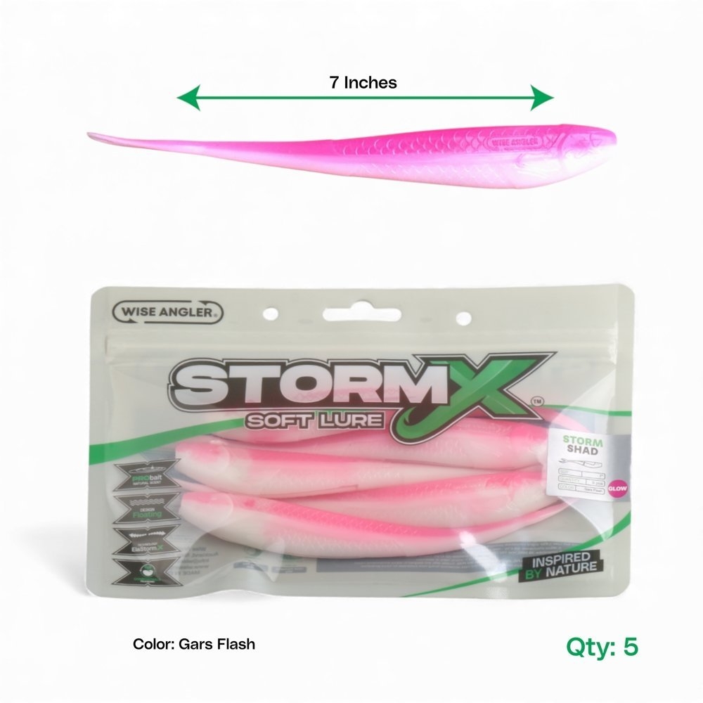 Wise Angler StormX Storm Shad Soft Bait