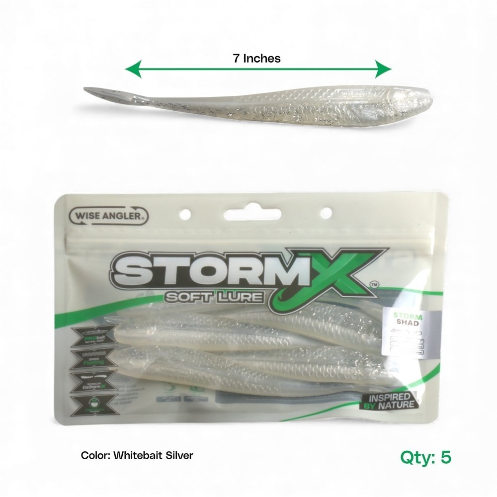 Wise Angler StormX Storm Shad Soft Bait