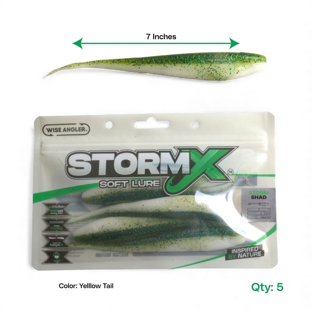 Wise Angler StormX Storm Shad Soft Bait