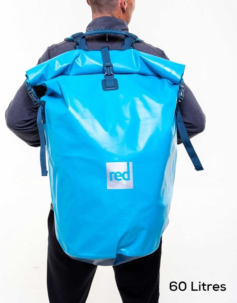 Red Original Waterproof Dry Bag Backpack 60L Ride Blue