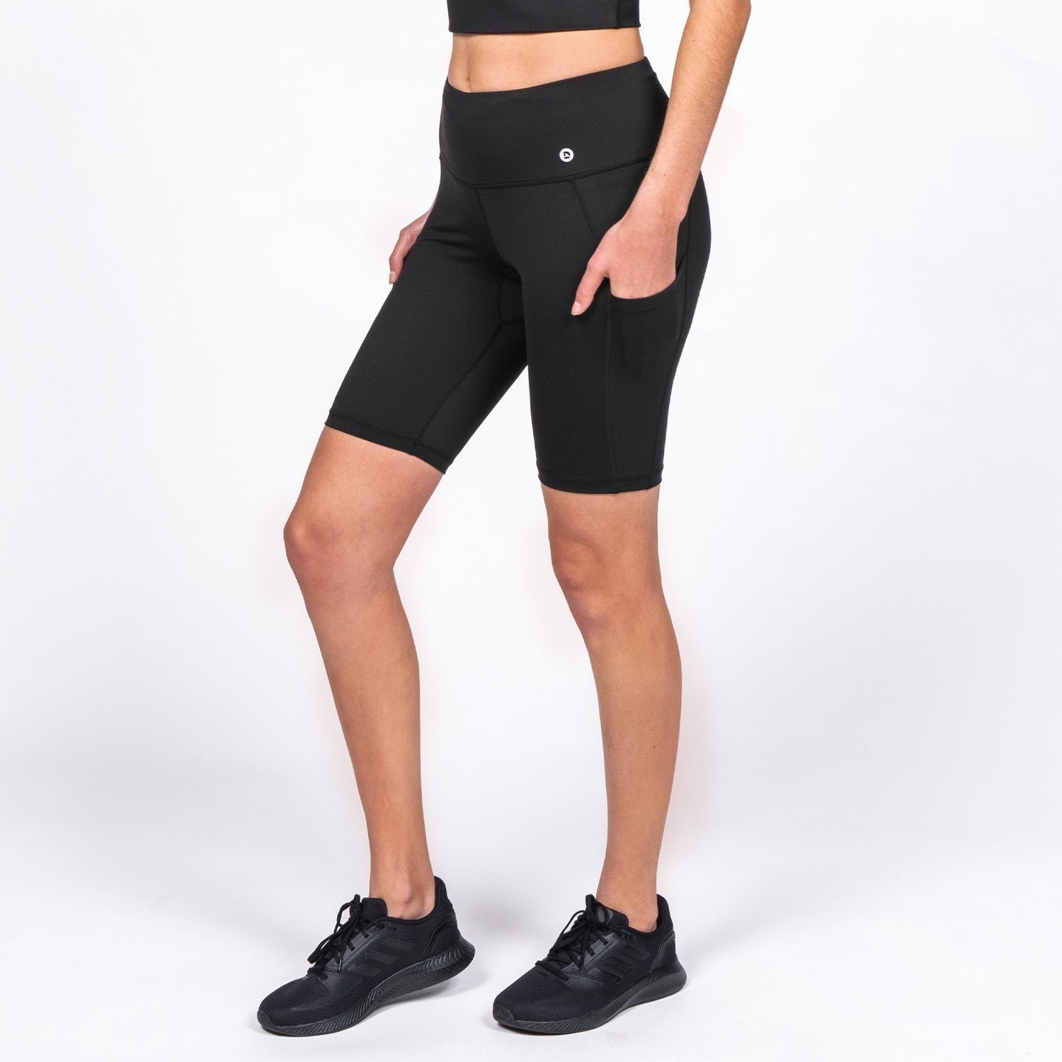 Desolve Wave Womens Biker Shorts