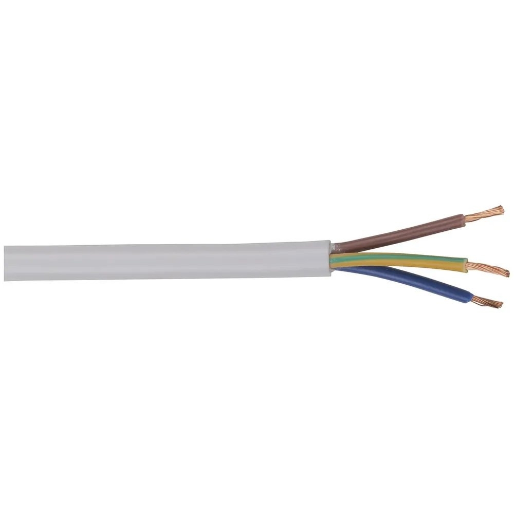 Flexible Three Core AC Mains Cable per Metre