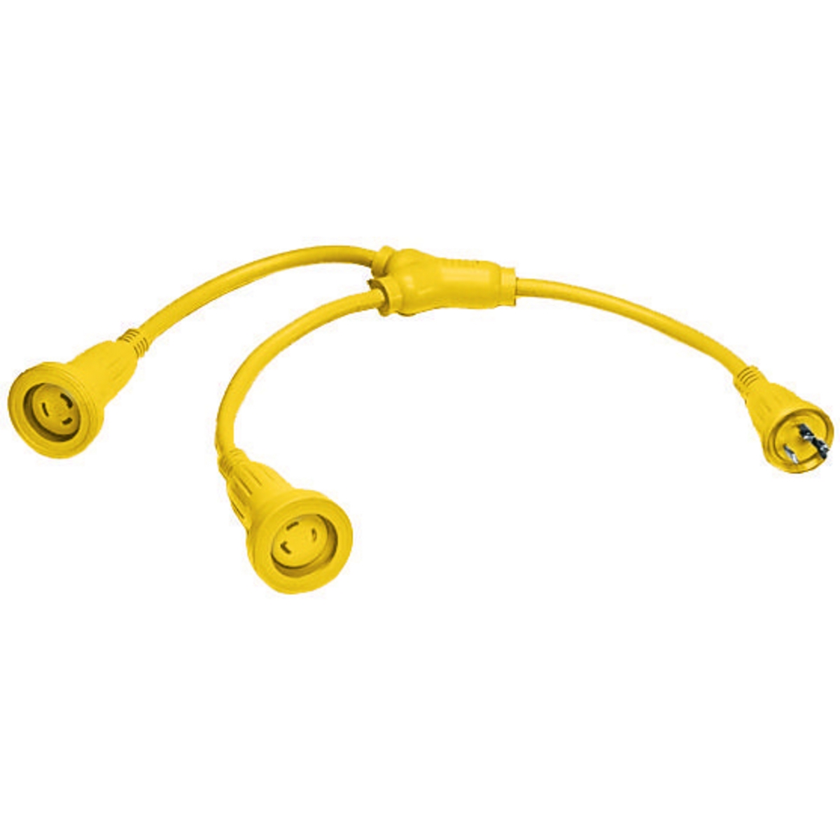 Hubbell HBL64CM56 Y Cable 2-30A Male - 1 30A Female