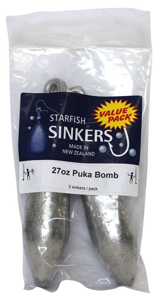 Starfish Puka Bomb Sinkers 32oz Qty 2