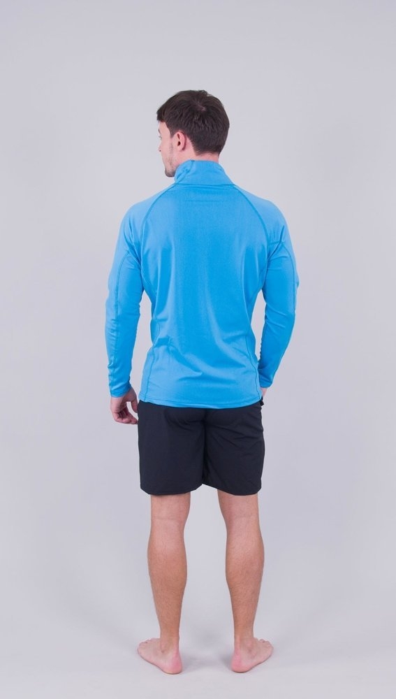 Sharkskin Rapid Dry Long Sleeve with Collar Blue 4XL