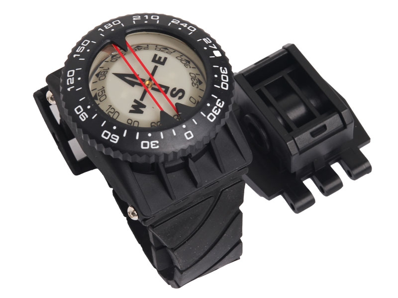 Aropec Wrist Dive Compass with Hose Clamp