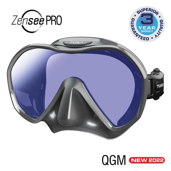 TUSA Zensee Pro Diving Mask Gun Metal
