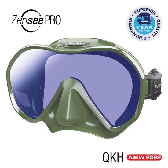 TUSA Zensee Pro Diving Mask Khaki