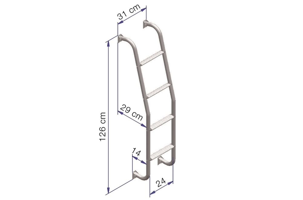 Thule 4-Step Van Ladder